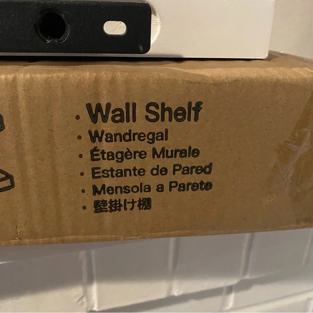 Amada Home Furnishing Wall Shelf AMFS30W NEW